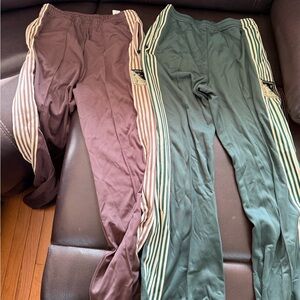 Men’s fly fit Track Pants Bundle Green & Brown